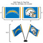 Los Angeles Chargers Small Table Desk Flag