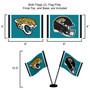 Jacksonville Jaguars Small Table Desk Flag