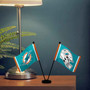 Miami Dolphins Small Table Desk Flag