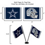 Dallas Cowboys Small Table Desk Flag