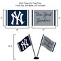 NY Yankees Small Table Desk Flag