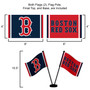 Boston Red Sox Small Table Desk Flag