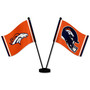 Denver Broncos Small Table Desk Flag