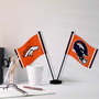 Denver Broncos Small Table Desk Flag