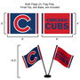 Chicago Baseball Small Table Desk Flag