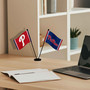 Philadelphia Phillies Small Table Desk Flag