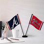 Atlanta Braves Small Table Desk Flag