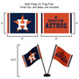 Houston Astros Small Table Desk Flag