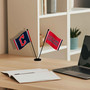 Cleveland Baseball Small Table Desk Flag