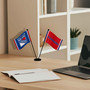 New York Rangers Small Table Desk Flag