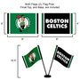 Boston Celtics Small Table Desk Flag