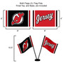 New Jersey Devils Small Table Desk Flag