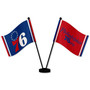 Philadelphia 76ers Small Table Desk Flag