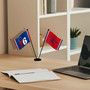 Philadelphia 76ers Small Table Desk Flag