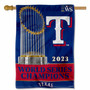 Texas Rangers 2023 World Champions House Flag