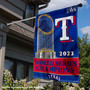 Texas Rangers 2023 World Champions House Flag