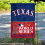 Texas Rangers 2023 World Series Champions Double Sided Garden Flag