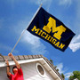 Michigan Team University Wolverines Wordmark Flag