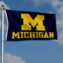 Michigan Team University Wolverines Wordmark Flag