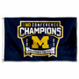 Michigan Team University Wolverines 2023 Big Ten Football Champions Flag