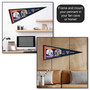 Texas Longhorns vs Washington Huskies 2023 CFP Sugar Bowl Game Dueling Pennant Flag