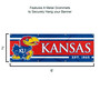 Kansas KU Jayhawks 6 Foot Banner