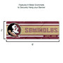 Florida State FSU Noles 6 Foot Banner