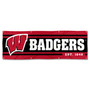 Wisconsin Badgers 6 Foot Banner