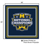 Michigan Team University Wolverines 2023 CFP College Football Champions Table Cloth