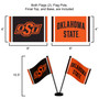 Oklahoma State Cowboys Small Table Desk Flag