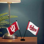 Indiana Hoosiers Small Table Desk Flag