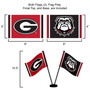 Georgia Bulldogs Small Table Desk Flag