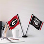 Georgia Bulldogs Small Table Desk Flag