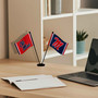 Ole Miss Small Table Desk Flag