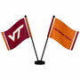 VA Tech Hokies Small Table Desk Flag