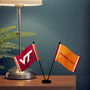 VA Tech Hokies Small Table Desk Flag