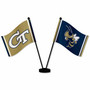 Georgia Tech Yellow Jackets Small Table Desk Flag