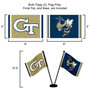 Georgia Tech Yellow Jackets Small Table Desk Flag