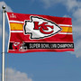 Kansas City Chiefs 2024 Super Bowl Champions 3x5 Banner Flag