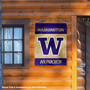 Washington UW Huskies Logo Double Sided House Flag