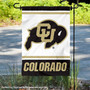Colorado Buffaloes White Garden Flag