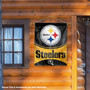 Pittsburgh Steelers Primary Logo Banner House Flag