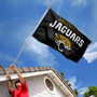 Jacksonville Jaguars Logo Black 3x5 Banner Flag