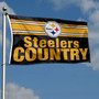 Pittsburgh Steelers Country 3x5 Banner Flag