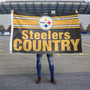 Pittsburgh Steelers Country 3x5 Banner Flag