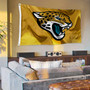 Jacksonville Jaguars Gold 3x5 Banner Flag