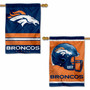 Denver Broncos Primary Helmet Logo Double Sided House Banner