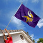 Minnesota Vikings Purple 3x5 Banner Flag