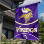 Minnesota Vikings Primary Logo Banner House Flag