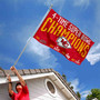 Kansas City Chiefs 4 Time Super Bowl Champions Banner Flag with Tack Wall Pads